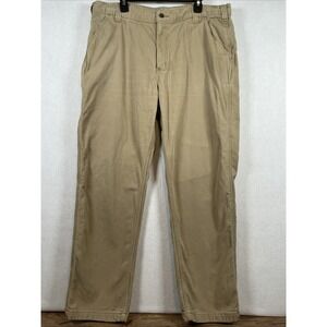 Carhartt Relaxed Fit Rugged Flex Knit Lined Work Pants Khaki Mens 40x32
